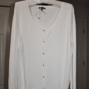 White XL Sweater with Bling in Women's